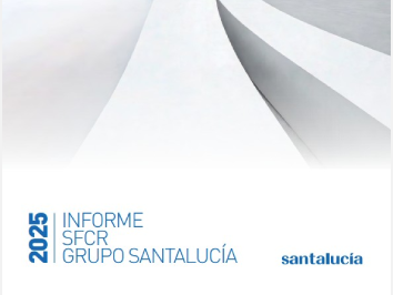 Portada del Informe Financiero y de Solvencia (SFCR) 2025 de SANTALUCÍA.
