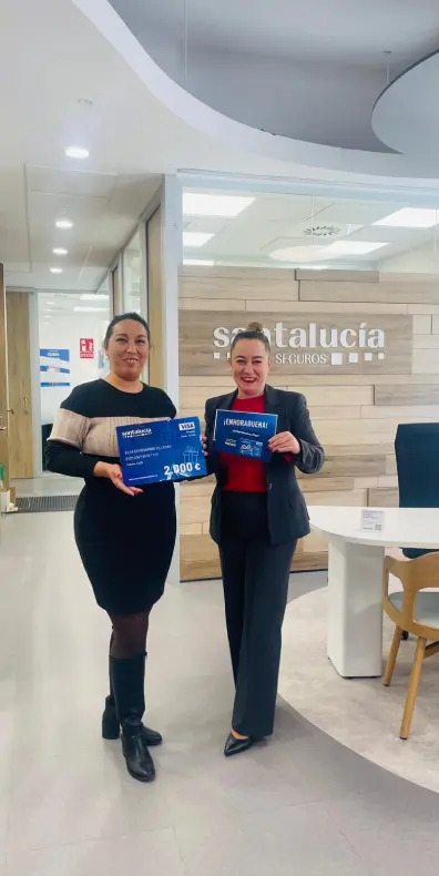 Elsa Echevarría, ganadora por su participación en la acción comercial ‘Vive el verano Santander’