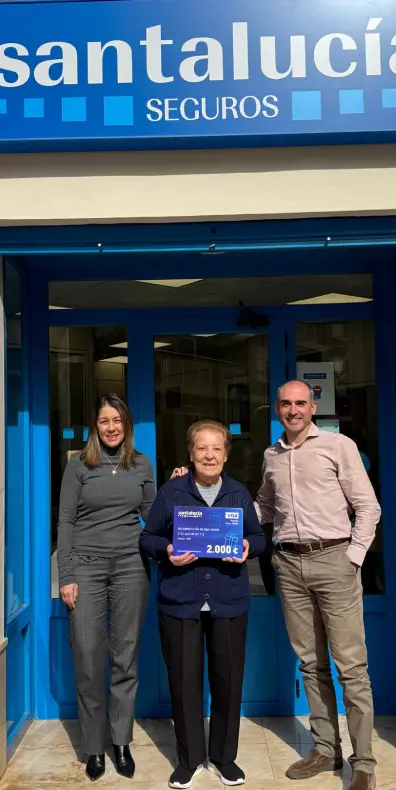 Resurrección Barba, ganadora por su participación en la acción comercial ‘Vive La Navidad Calzada de Calatrava y Ciudad Real’