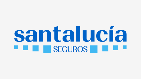 Logo de Santalucía Seguros, compañía aseguradora especializada en seguros de hogar, decesos, salud y vida